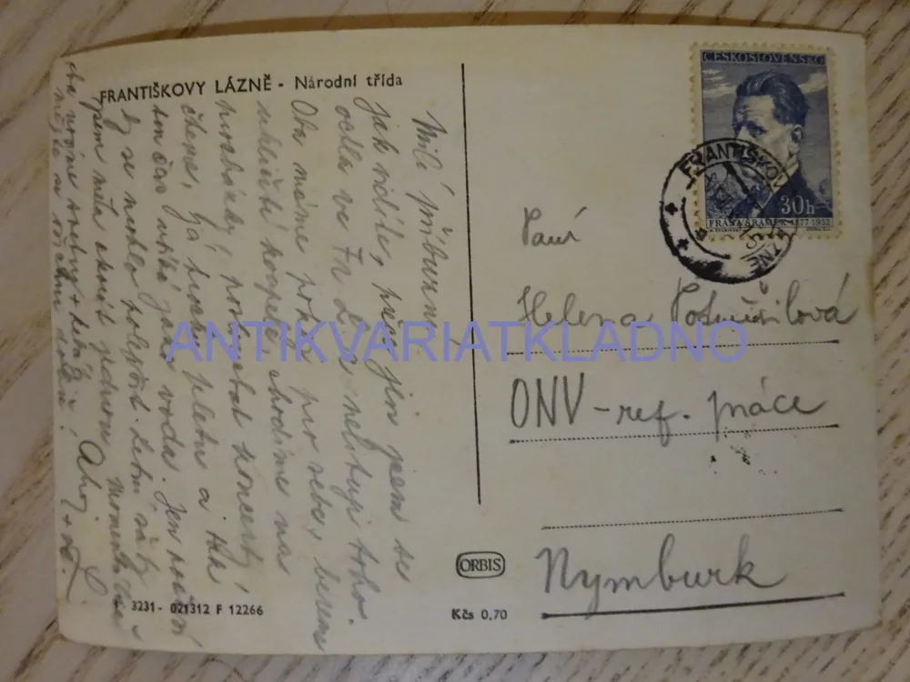 FRANTIŠKOVY LÁZNĚ, NÁRODNÍ TŘÍDA, OKRES CHEB