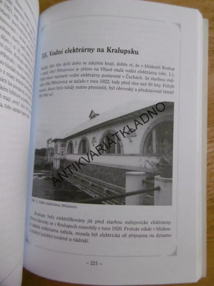ZAJÍMAVOSTI O KRALUPECH NAD VLTAVOU, JOSEF STUPKA, 750 LET, **an