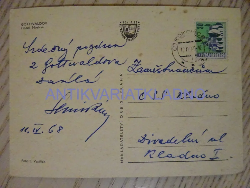 GOTTWALDOV, ZLÍN, HOTEL MOSKVA