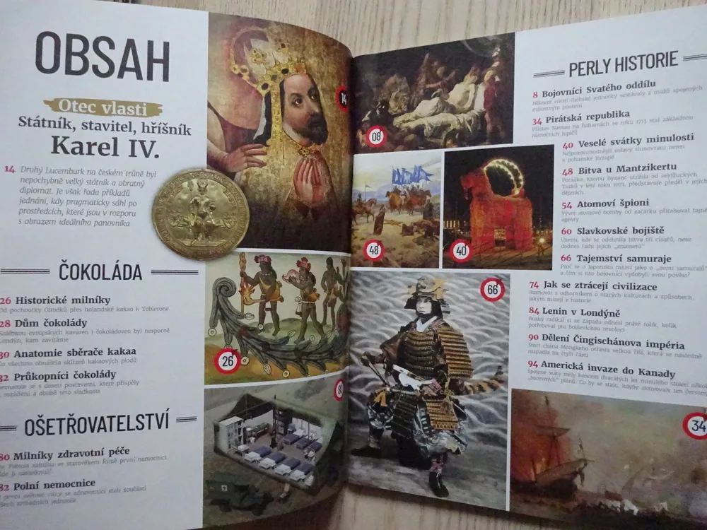OTEC VLASTI, TAJNÝ ŽIVOT KARLA IV. ,ILUSTROVANÁ HISTORIE, 7/2020, **an