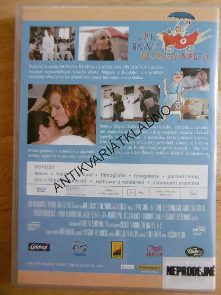 JAK BÁSNÍCI NEZTRÁCEJÍ NADĚJI, DVD FILM  ČR