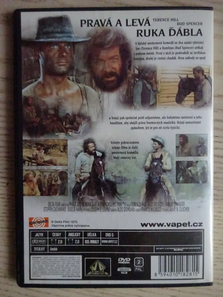 PRAVÁ A LEVÁ RUKA ĎÁBLA, DVD FILM 