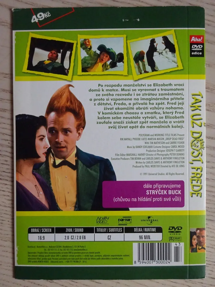 TAK UŽ DOST, FREDE, DVD FILM