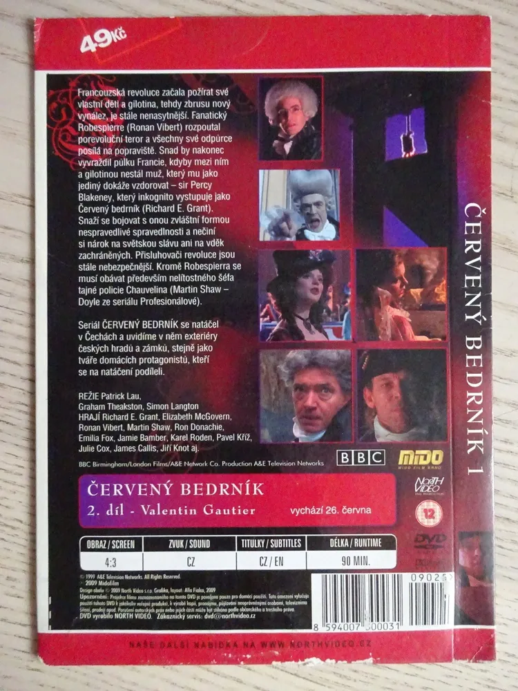 ČERVENÝ BEDRNÍK, 1. DVD FILM