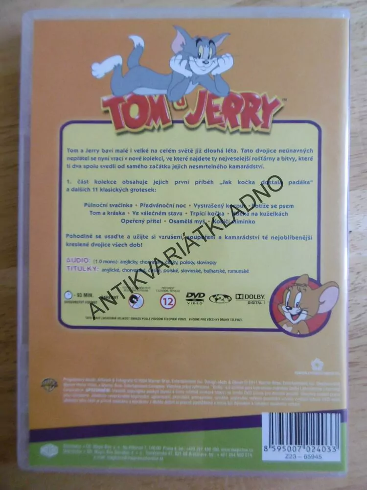 TOM A JERRY 1., DVD FILM