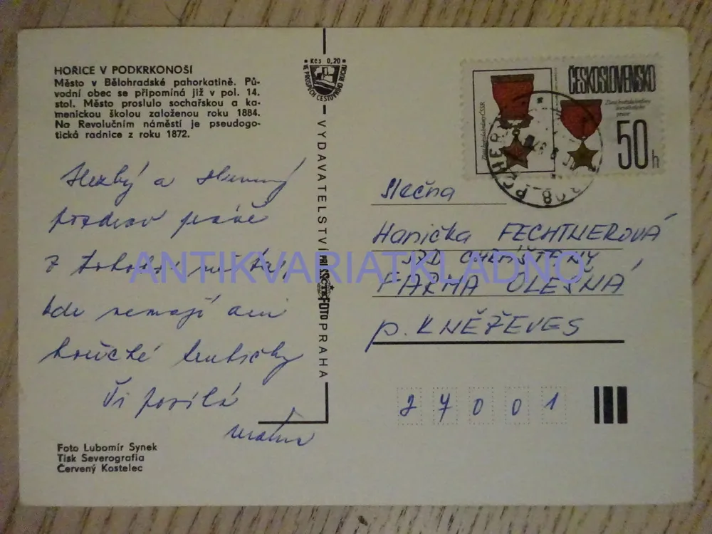 HOŘICE V PODKRKONOŠÍ, OKRES JIČÍN