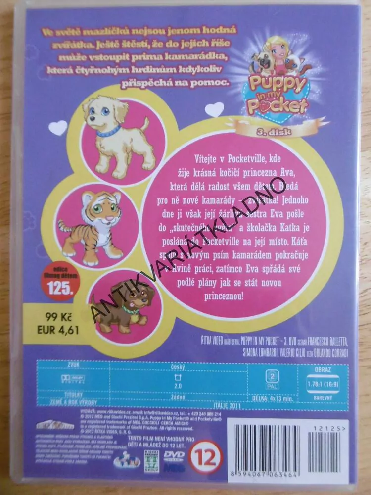 PUPPY IN MY POCKET, 3.,, DVD FILM 