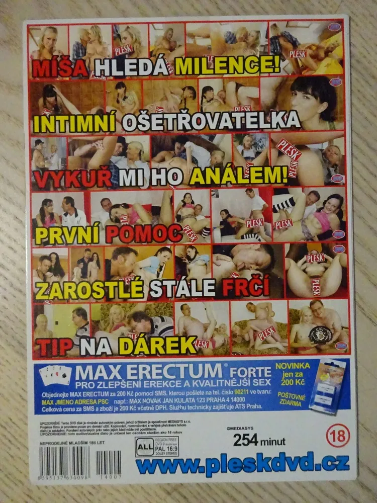 PLESK DVD, MÍŠA HLEDÁ MILENCE, DVD FILM