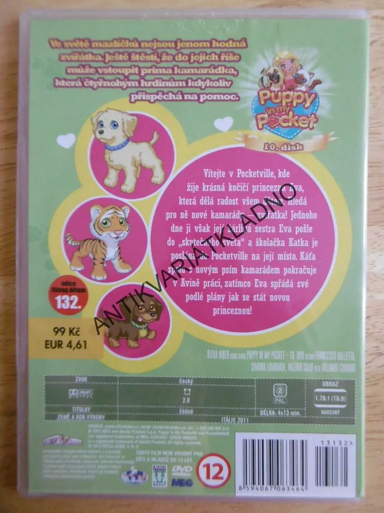 PUPPY IN MY POCKET, 10., DVD FILM 