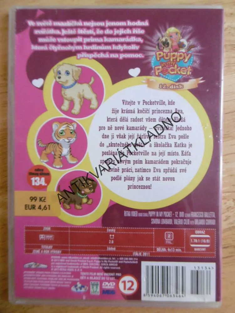 PUPPY IN MY POCKET, 12., DVD FILM 