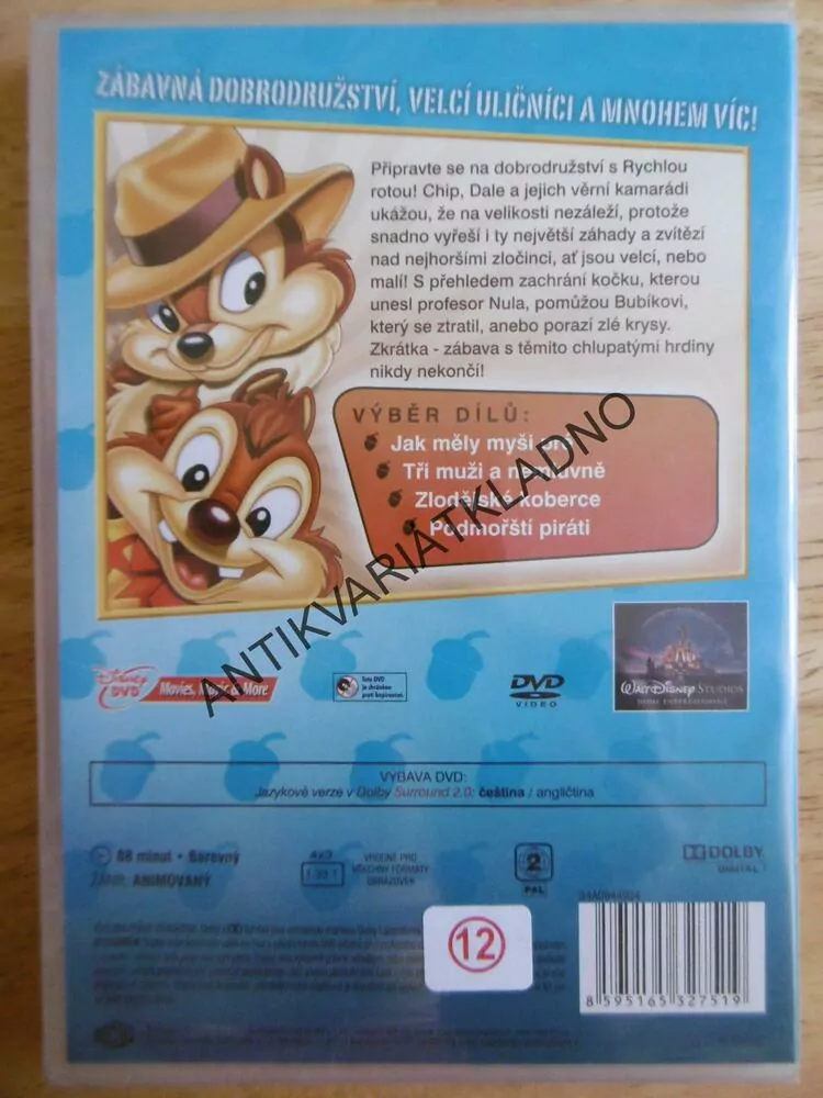 CHIP A DALE, RYCHLÁ ROTA, 1.,DVD FILM