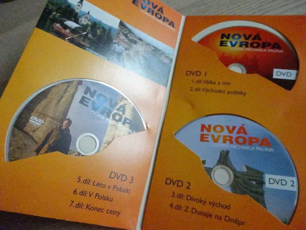 NOVÁ EVROPA OČIMA MICHAELA PALINA, 3X DVD FILM DOKUMENT