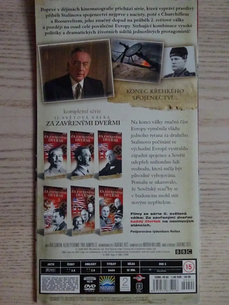 II. SVĚTOVÁ VÁLKA ZA ZAVŘENÝMI DVEŘMI 6, DVD FILM DOKUMENT