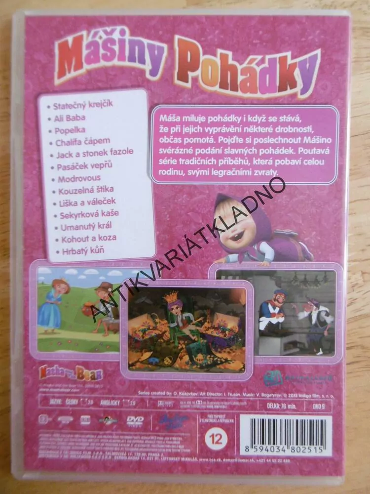 MÁŠINY POHÁDKY, 2.,DVD FILM 