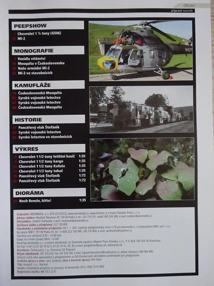 ČASOPIS MODELÁŘ EXTRA E20 2013 
