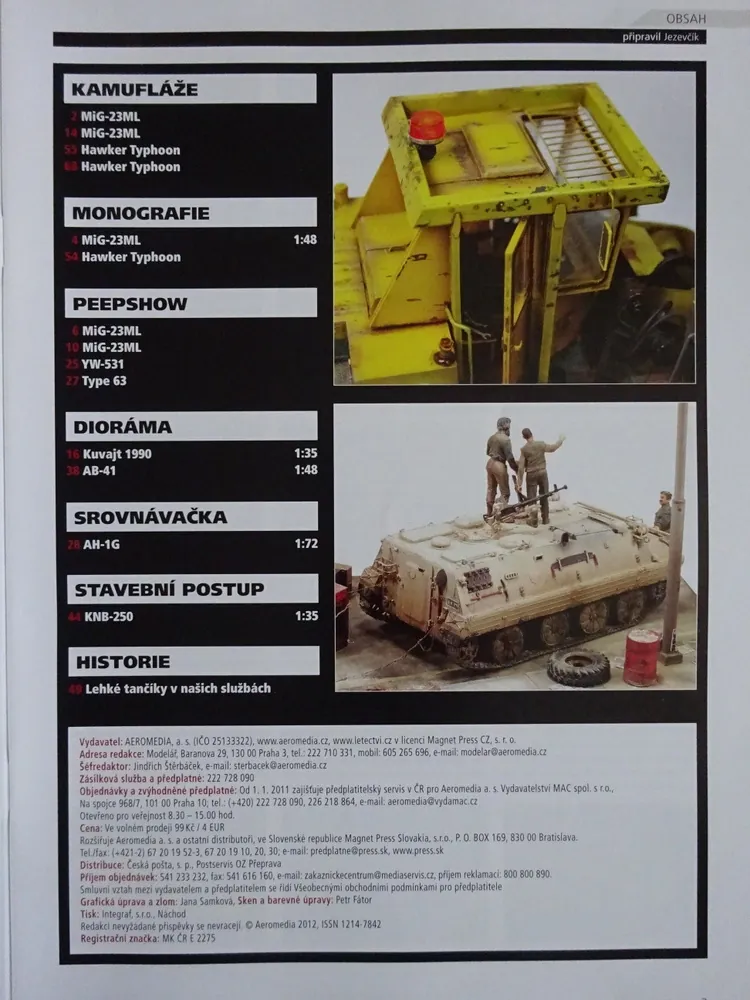 ČASOPIS MODELÁŘ EXTRA E22 2014 