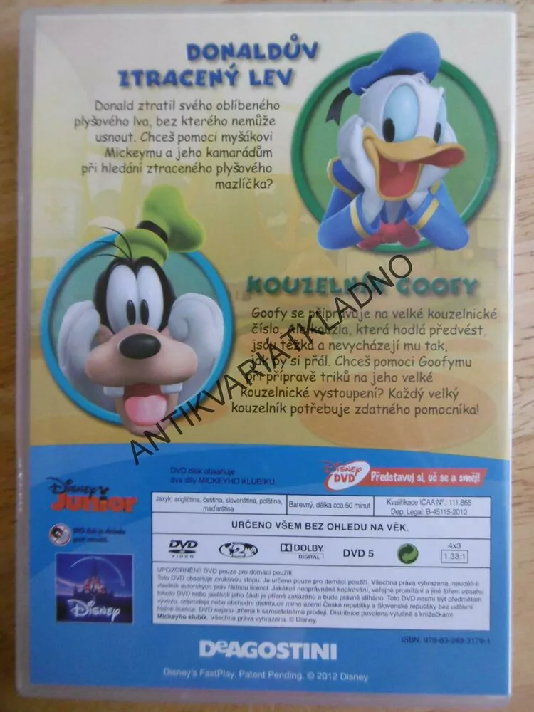 MICKEYHO KLUBÍK, 5.,DVD FILM 