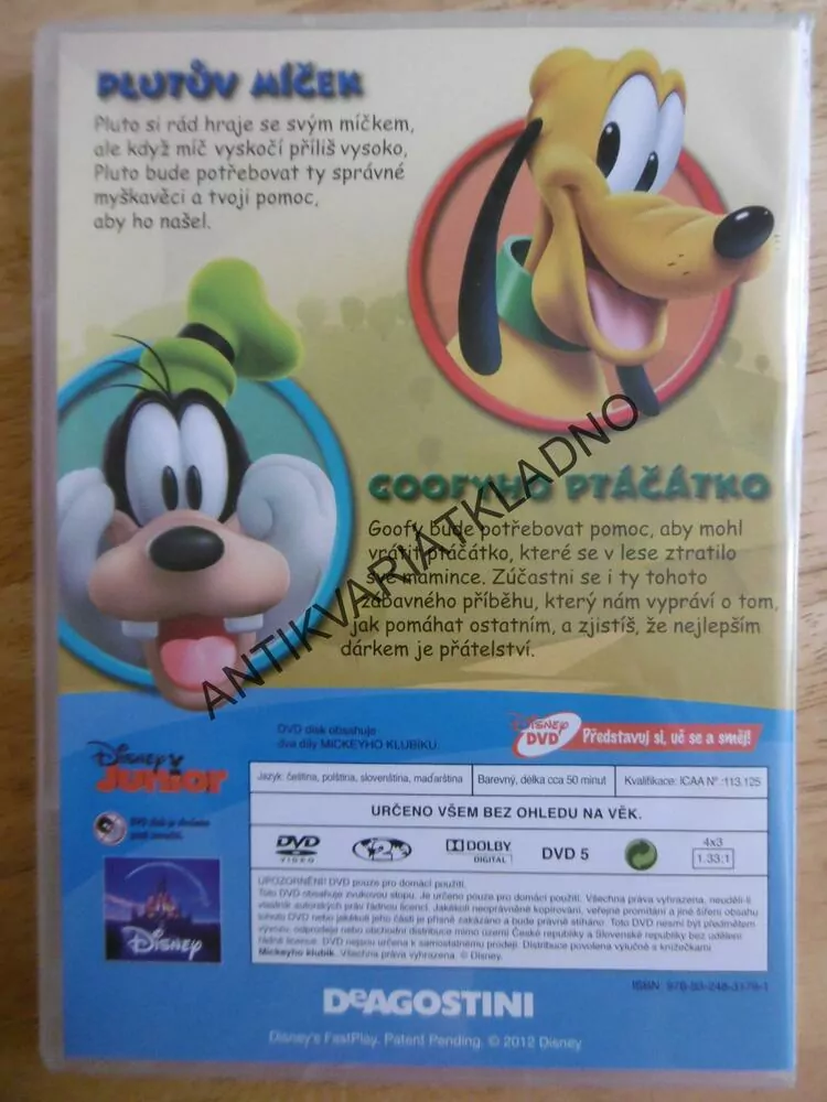 MICKEYHO KLUBÍK, 1., DVD FILM 