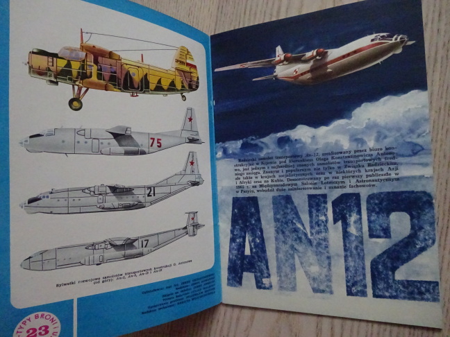 SAMOLOT TRANSPORTOWY AN-12, POLSKY, SEŠIT Č. 23