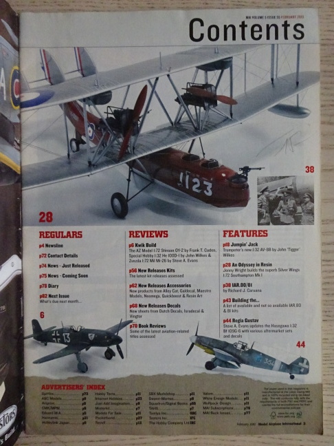 MODEL AIRPLANE INTERNATIONAL, MODELÁŘSTVÍ, ČASOPIS, ANGLICKY