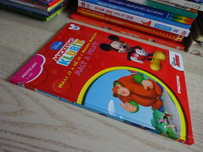 MICKEYHO KLUBÍK 24, MALÝ A VELKÝ!, MICKEY MOUSE,  WALT DISNEY, **an