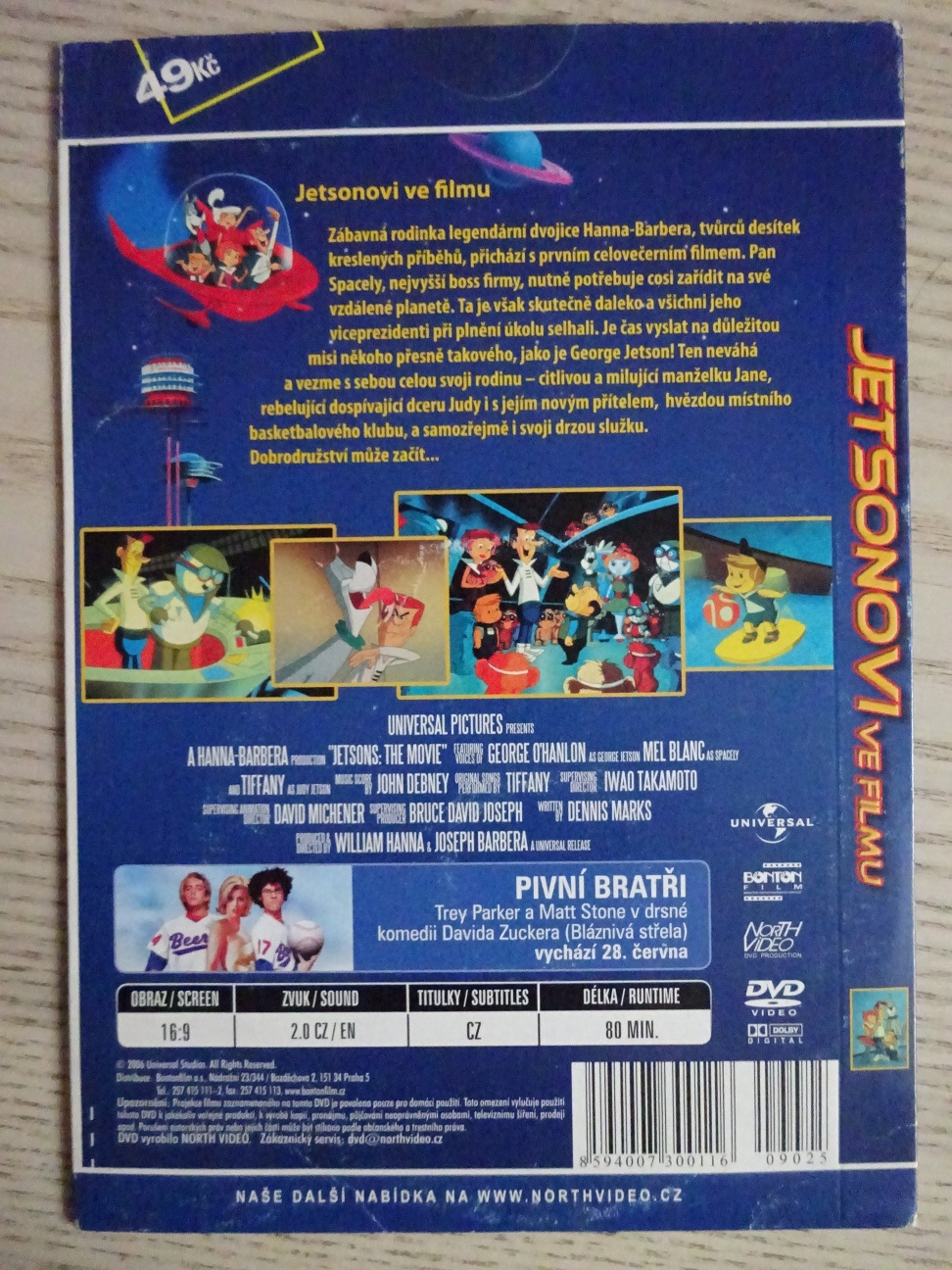 JETSONOVI VE FILMU, DVD FILM