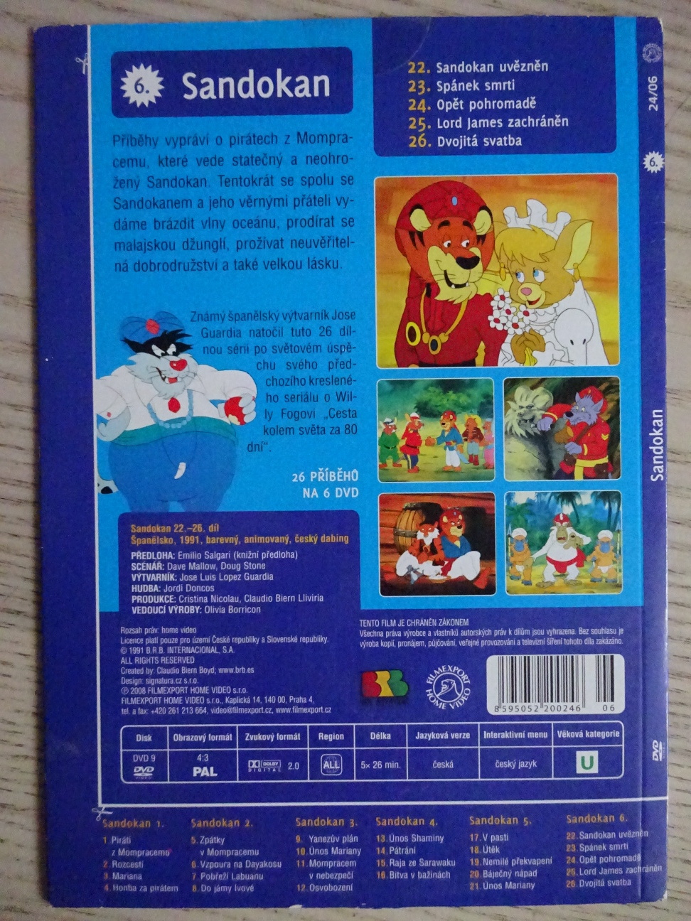 SANDOKAN, DVD FILM