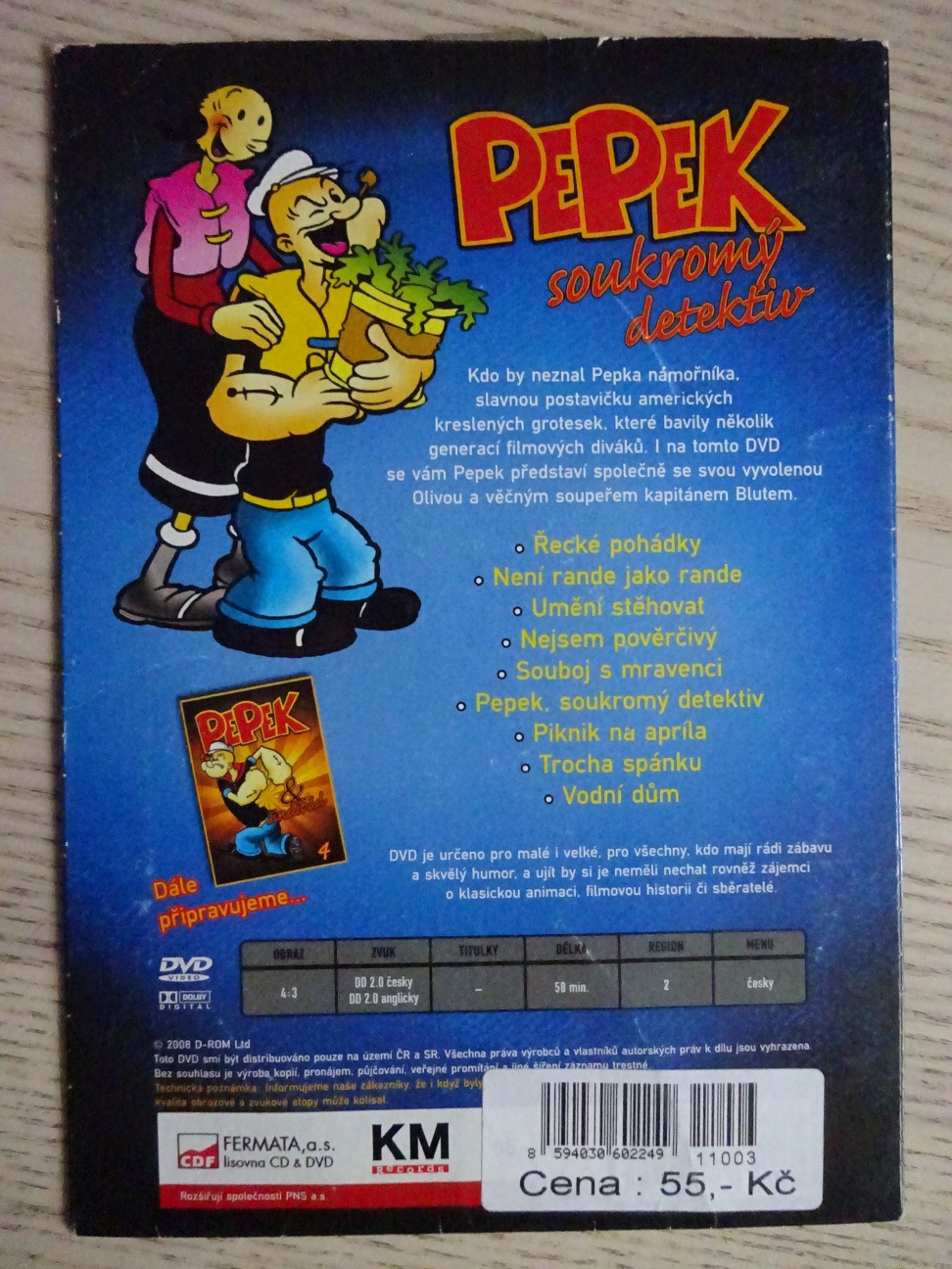 PEPEK, SOUKROMÝ DETEKTIV 3. DVD FILM