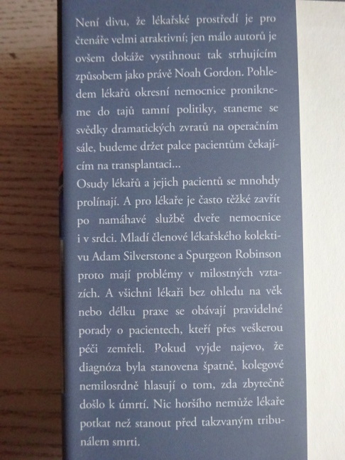 TRIBUNÁL SMRTI, NOAH GORDON, **an
