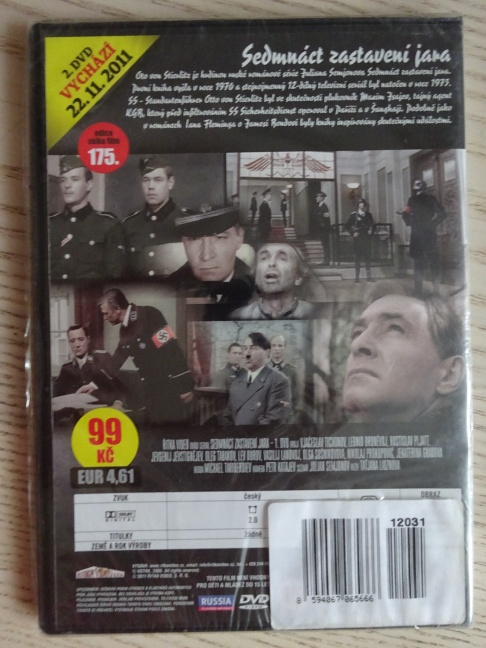 SEDMNÁCT ZASTAVENÍ JARA, DVD FILM
