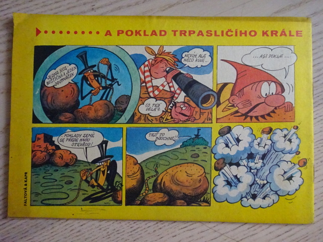 OHNÍČEK 19/1973, KOMIKS, NEPRAKTA, SEKORA, BURIAN