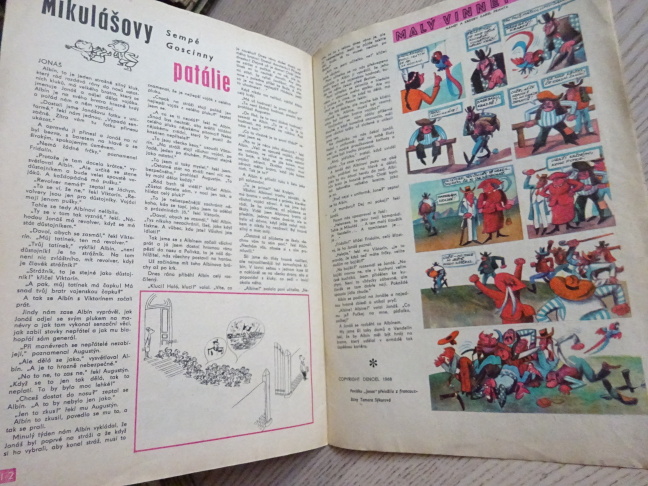 OHNÍČEK 5/1968, KOMIKS, NEPRAKTA, SEKORA, BURIAN