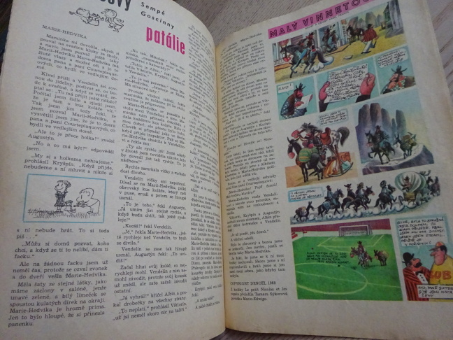 OHNÍČEK 7/1968, KOMIKS, NEPRAKTA, SEKORA, BURIAN