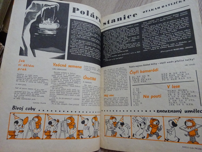 OHNÍČEK 10/1968, KOMIKS, NEPRAKTA, SEKORA, BURIAN