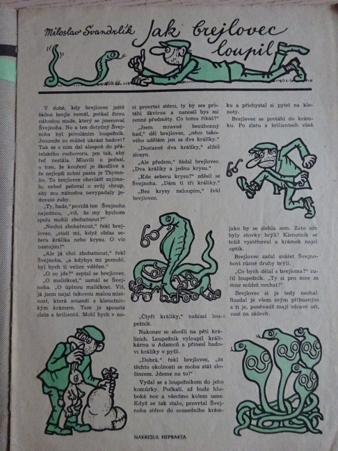 OHNÍČEK 11/1968, KOMIKS, NEPRAKTA, SEKORA, BURIAN