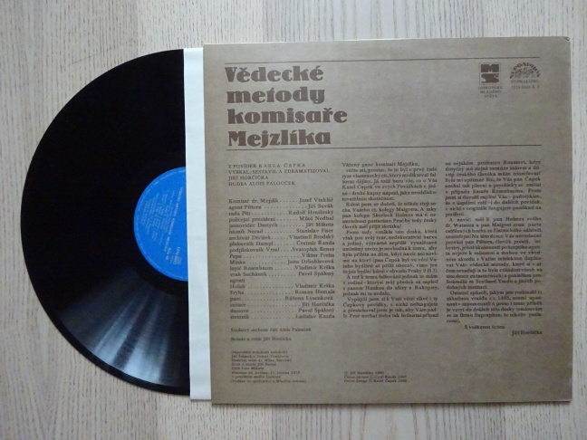 VĚDECKÉ METODY KOMISAŘE MEJZLÍKA, VÝBĚR Z POVÍDEK KARLA ČAPKA, MLUVENÉ SLOVO