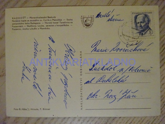 BESKYDY, RADHOŠŤ, PUSTEVNY, RADEGAST, 1969