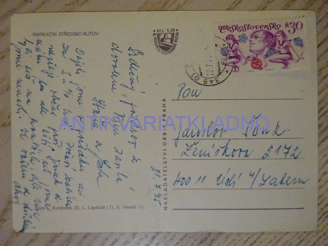 BUTOV, REKREAČNÍ STŘEDISKO, 1975,OKRES TACHOV 