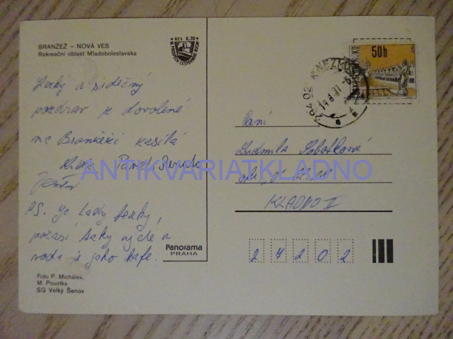 BRANŽEŽ, NOVÁ VES, OKRES MLADÁ BOLESLAV, 1981