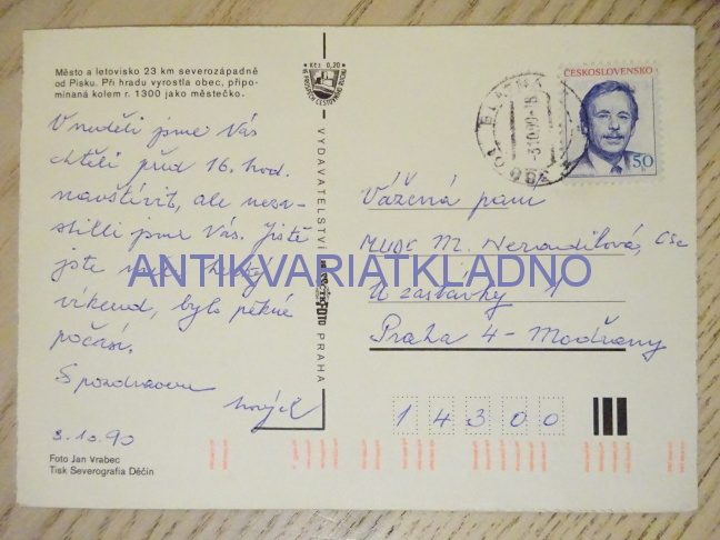 BLATNÁ, 1990, OKRES STRAKONICE