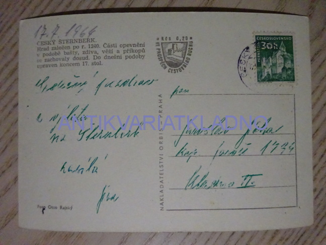 ČESKÝ ŠTERNBERK, 1964, OKRES BENEŠOV