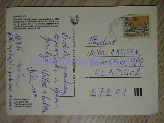 DOMAŽLICE, 1980