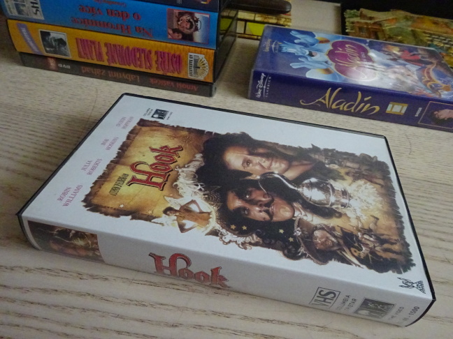 HOOK, DUSTIN HOFFMAN, JULIA ROBERTS, VHS VIDEOKAZETA