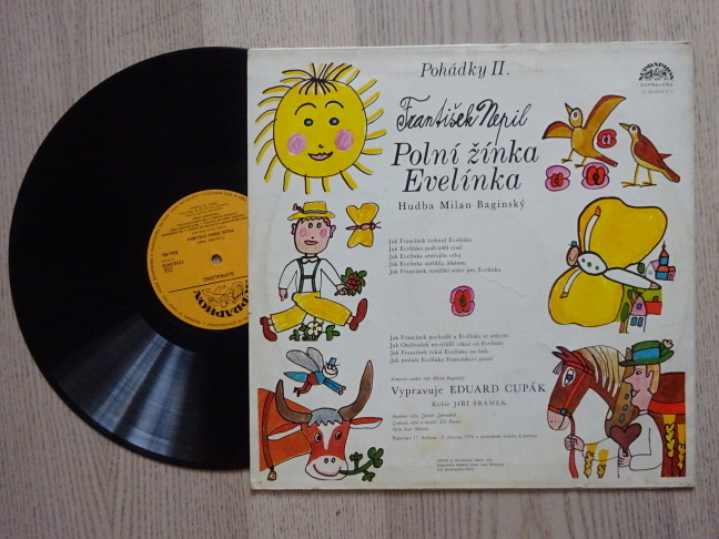 POLNÍ ŽÍNKA EVELÍNKA, FRANTIŠEK NEPIL, LP MLUVENÉ SLOVO