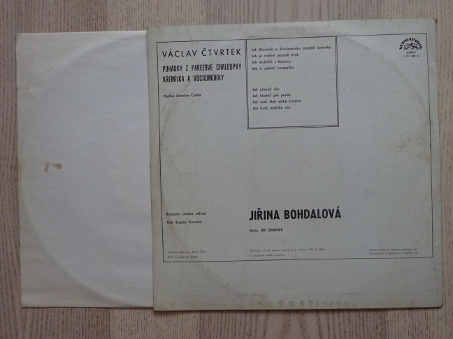 KŘEMÍLEK A JIŘINA A VOCHOMŮRKA, LP MLUVENÉ SLOVO