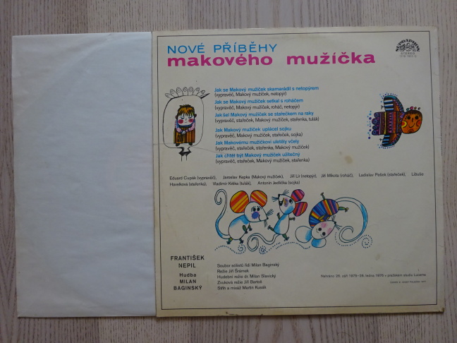 NOVÉ PŘÍBĚHY MAKOVÉHO MUŽÍČKA, LP MLUVENÉ SLOVO