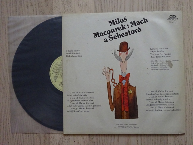 MACH A ŠEBESTOVÁ, MILOŠ MACOUREK, ADOLF BORN, LP MLUVENÉ SLOVO
