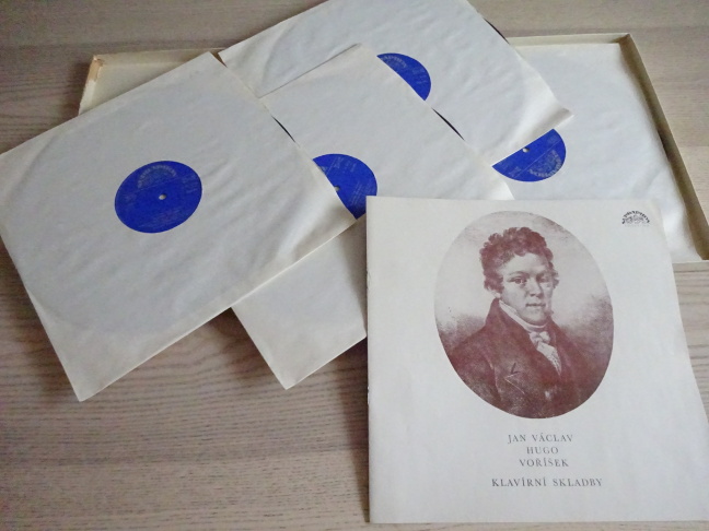 JAN VÁCLAV HUGO VOŘÍŠEK, SKLADBY PRO KLAVÍR, RADOSLAV KVAPIL, 4 X LP