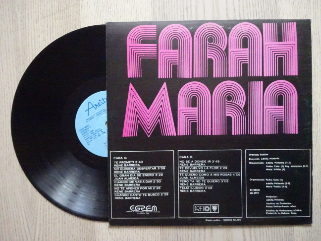 FARAH MARIA, BARRERITA, LP