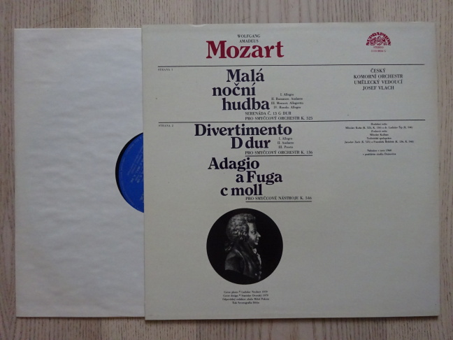 MALÁ NOČNÍ HUDBA, MOZART, LP